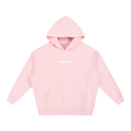 PINK BOXY DROP SHOULDER HOODIE.