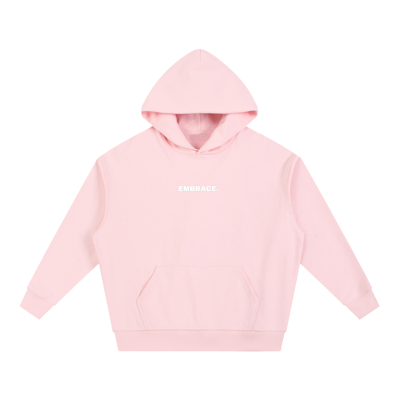 PINK BOXY DROP SHOULDER HOODIE.