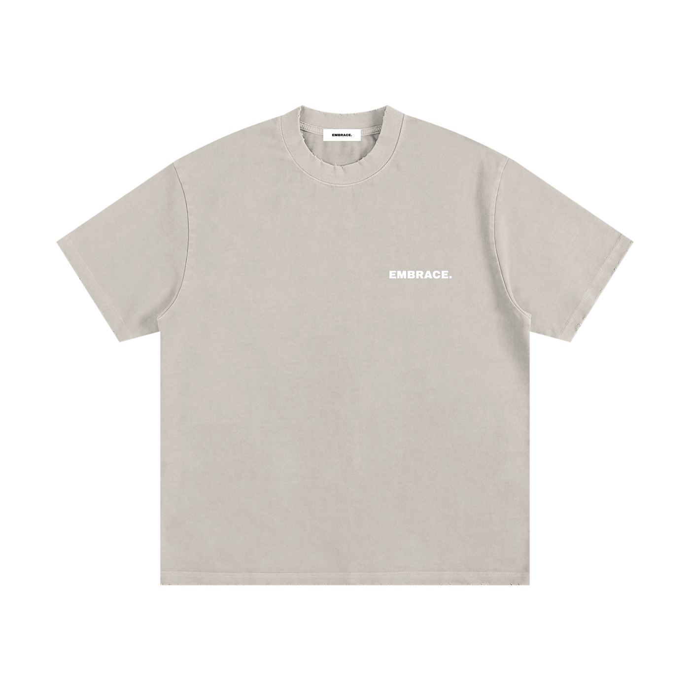 HEAVYWEIGHT VINTAGE FRAYED T-SHIRT.