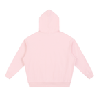 PINK BOXY DROP SHOULDER HOODIE.