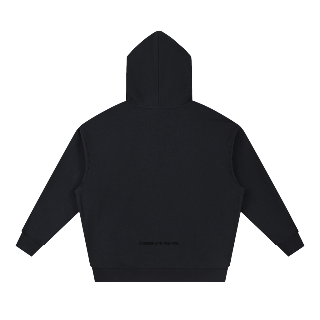 BOXY HEAVYWEIGHT DROP-SHOULDER HOODIE.