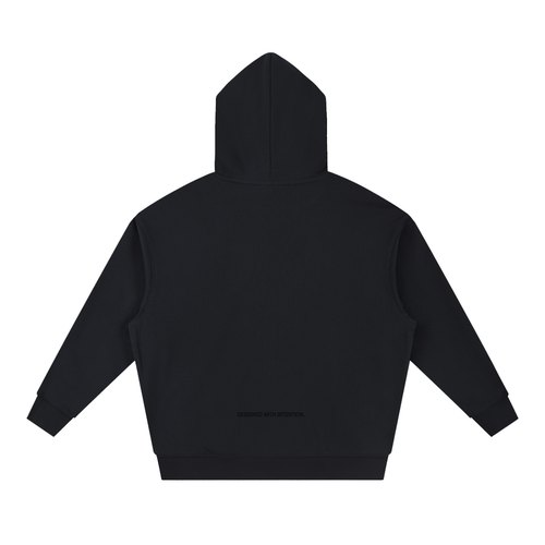 BOXY HEAVYWEIGHT DROP-SHOULDER HOODIE.