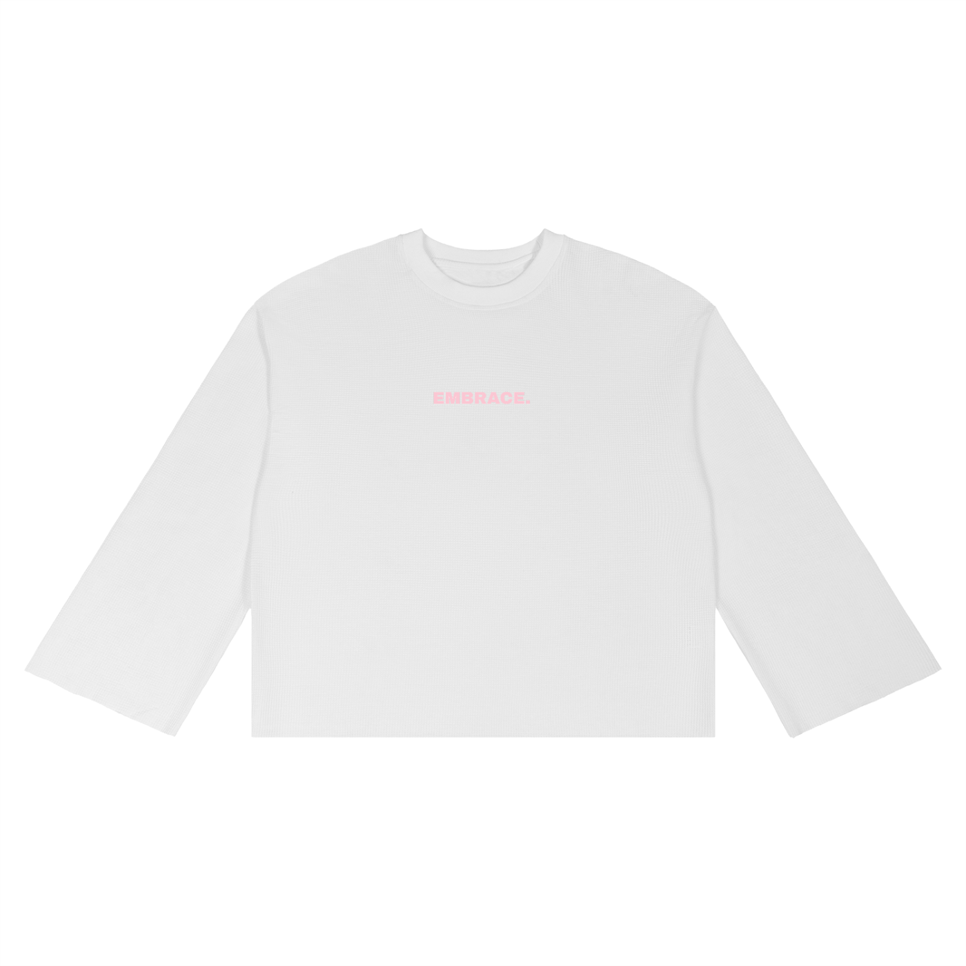 WAFFLE KNIT LONG SLEEVE.