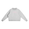 OVERSIZED MOCK-NECK SWEATSHIRT.