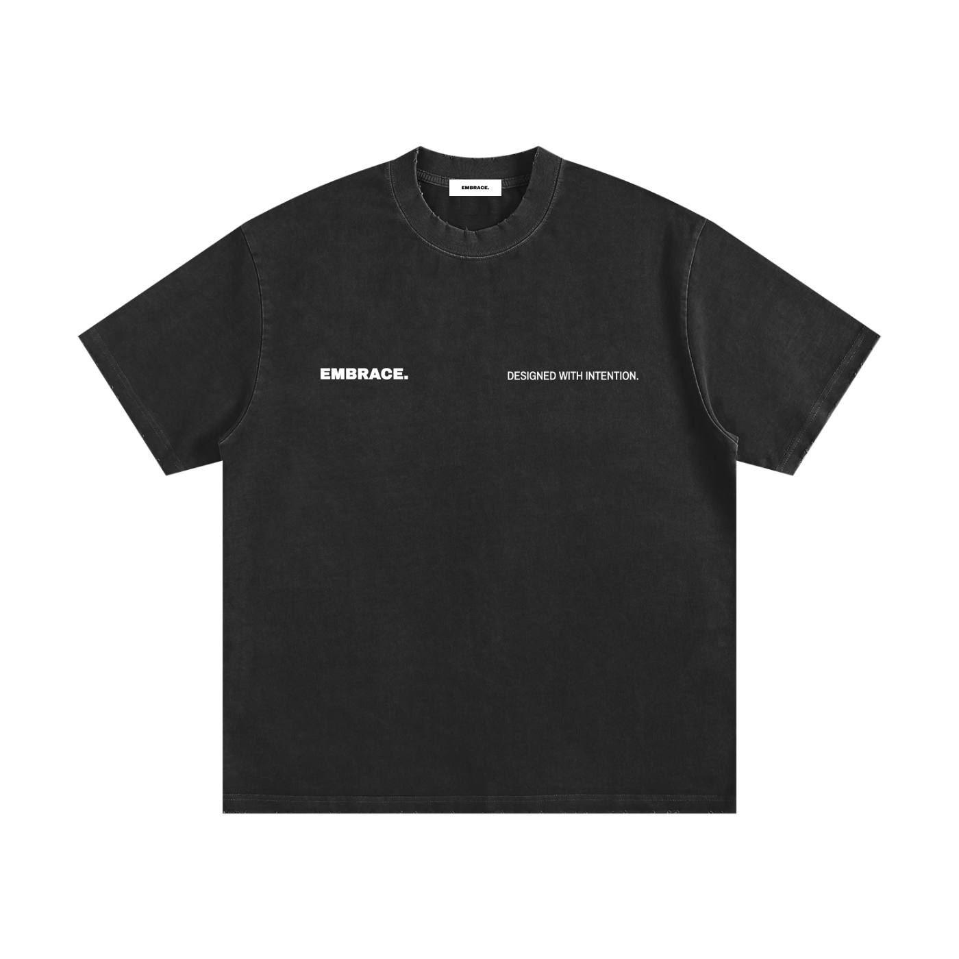 HEAVYWEIGHT VINTAGE FRAYED T-SHIRT.