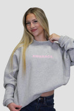 OVERSIZED MOCK-NECK SWEATSHIRT.