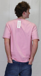 PINK COTTON T-SHIRT.