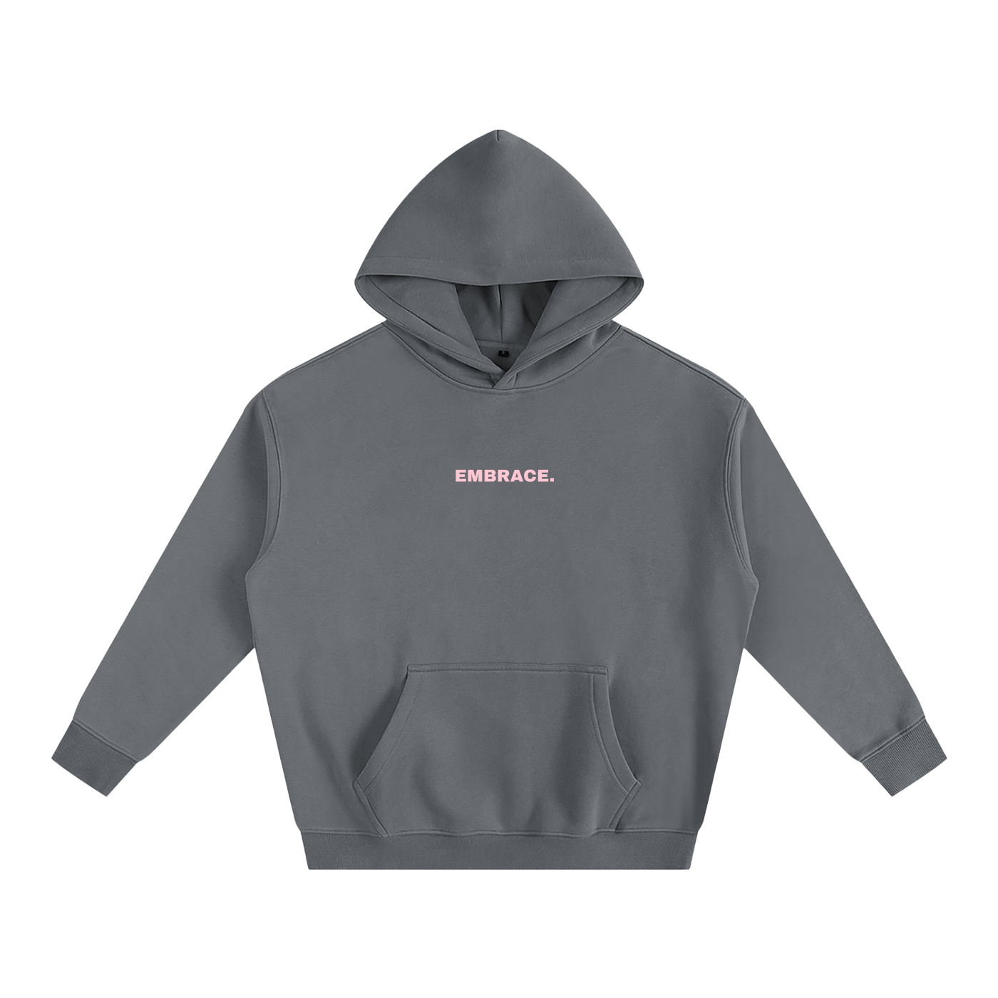 OVERSIZED FLEECE HOODIE.