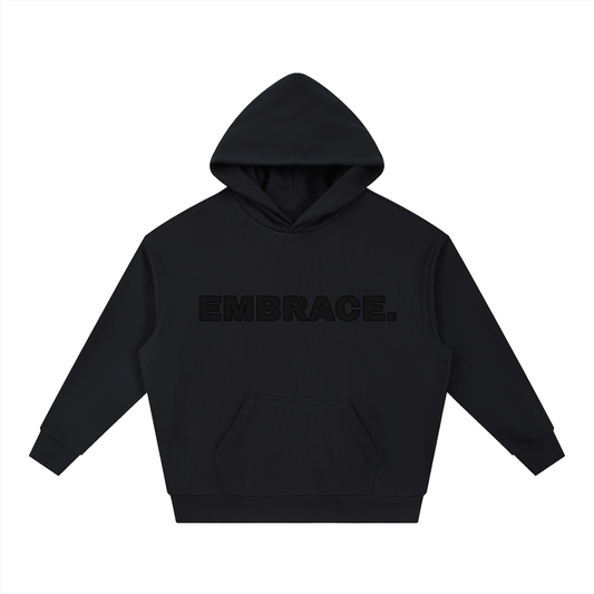 BOXY HEAVYWEIGHT DROP-SHOULDER HOODIE.
