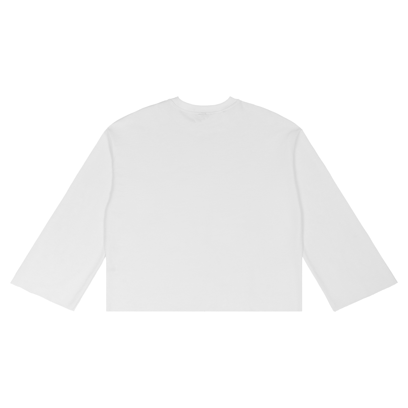 WAFFLE KNIT LONG SLEEVE.